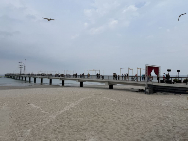 Neue seebrücke Scharbeutz