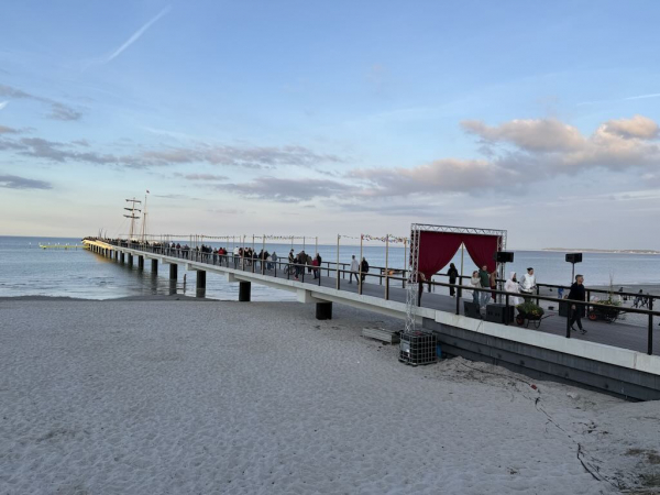 Eindrücke der neuen Seebrücke in Scharbeutz