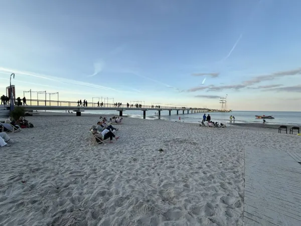 Eindrücke der neuen Seebrücke in Scharbeutz