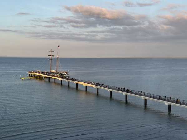 Neue seebrücke Scharbeutz