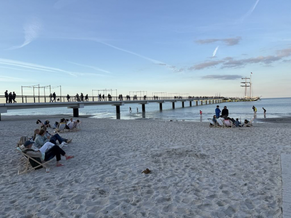 Neue seebrücke Scharbeutz