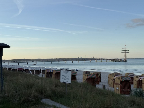 Neue seebrücke Scharbeutz