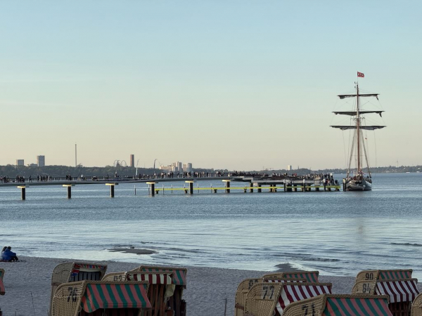 Neue seebrücke Scharbeutz