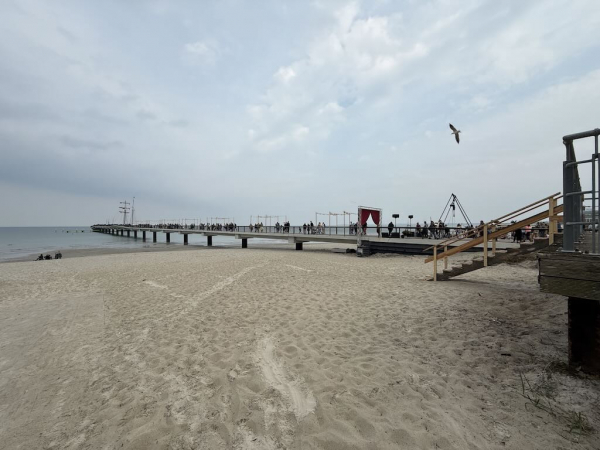 Neue seebrücke Scharbeutz